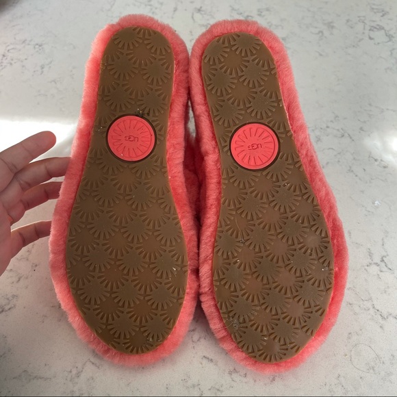 Ugg yeah fluff slides sling back slippers - Picture 8 of 9